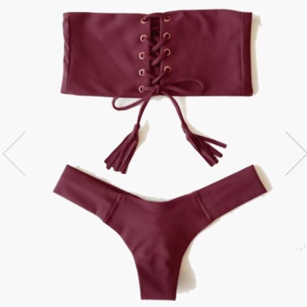 Maroon Bikini set